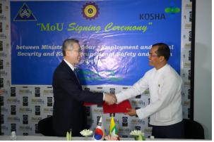 Memorandum of Understanding for Technical Cooperation between KOSHA and MOLES(5 Feb 2014)